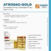 ATRODAC-A capsules containing Atorvastatin 10 mg and Aspirin 75 mg in aluminium foil packing for cardiovascular protection