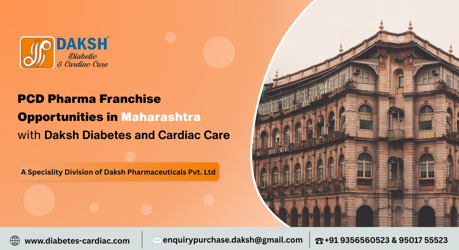 PCD Pharma Franchise Maharashtra – Daksh Diabetes and Cardiac Care